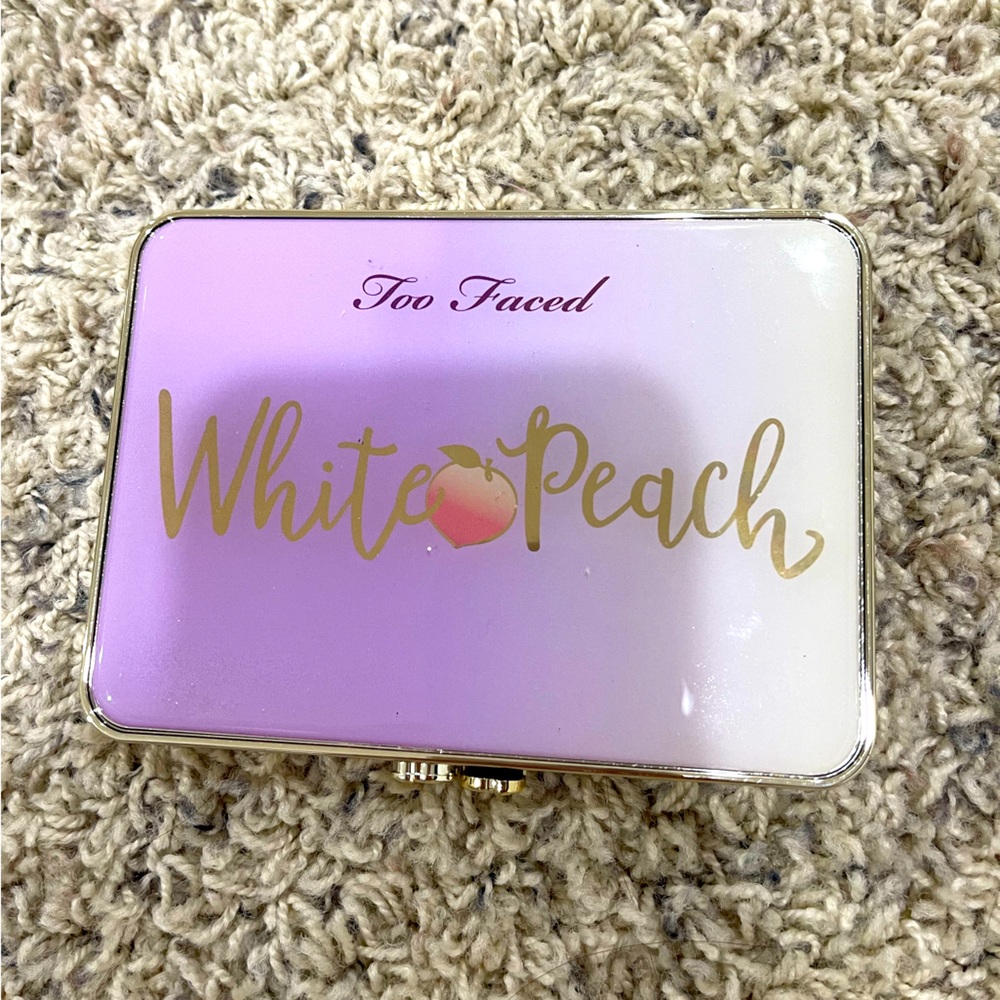 too faced white peach palette